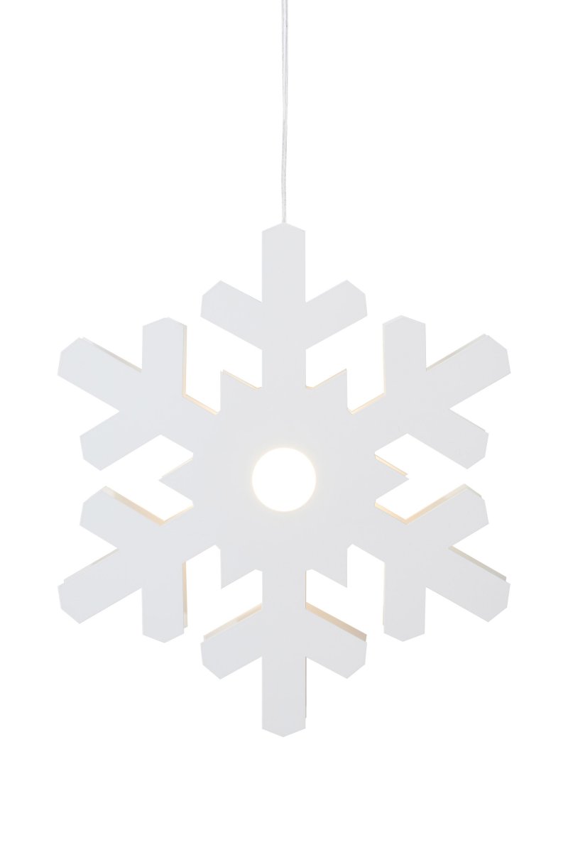 Origo Ø37 Blanc De Markslöjd - Fournie avec un c&acirc;ble blanc de 3,5 m&egrave;tres muni d'une prise et d'une ampoule E14 rempla&ccedil;able (1 W) diffusant une douce lumi&egrave;re, elle est id&eacute;ale pour cr&eacute;er une ambiance hivernale cosy et une atmosph&egrave;re festive pour No&euml;l.