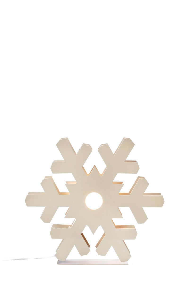 Origo Ø37 Greige De Markslöjd - L'&eacute;toile flocon de neige Origo, une d&eacute;coration en m&eacute;tal en forme d'&eacute;toile aux &eacute;l&eacute;gantes nuances gris-beige, cr&eacute;e une ambiance chaleureuse dans votre int&eacute;rieur.