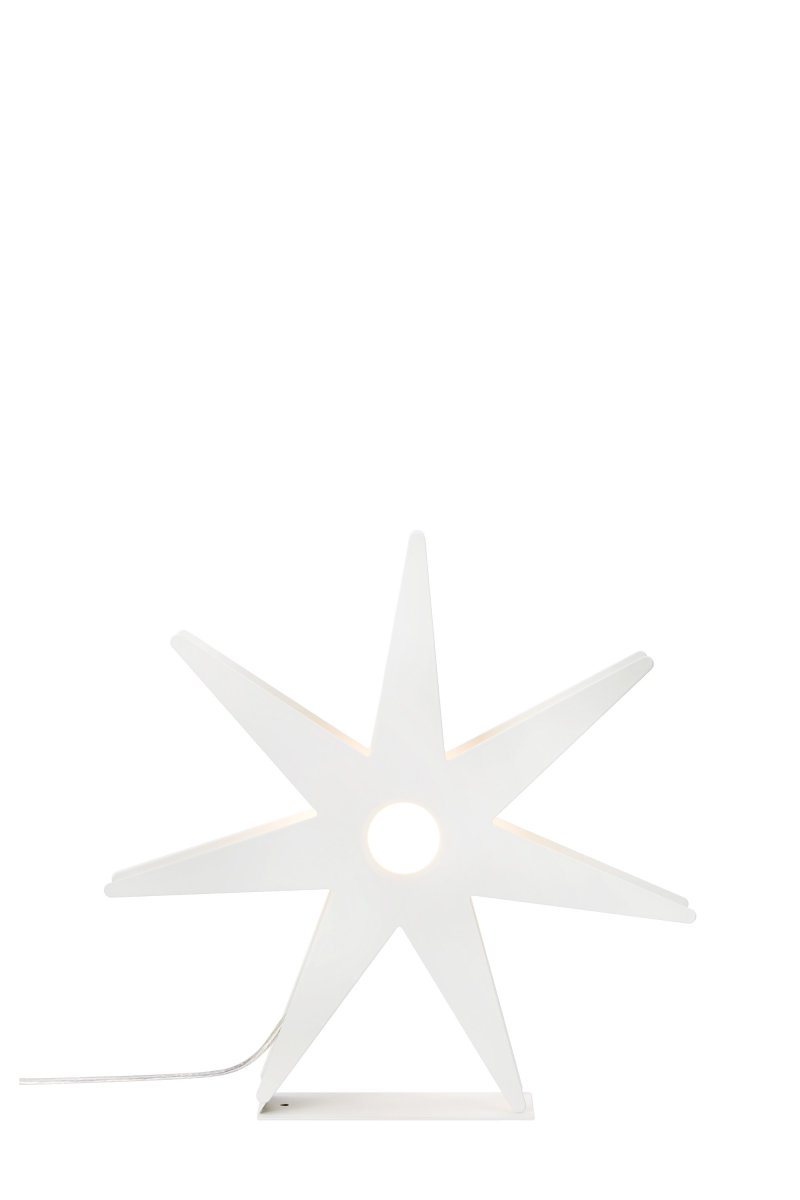 Origo Ø37 Blanc De Markslöjd - L'&eacute;toile de l'Avent Origo est une &eacute;toile de No&euml;l &eacute;l&eacute;gante et moderne en m&eacute;tal blanc, qui cr&eacute;e une ambiance chaleureuse dans votre int&eacute;rieur.