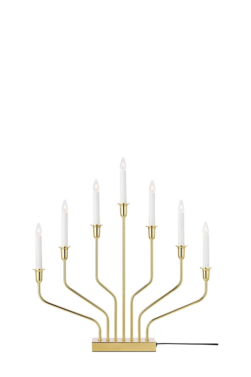  Brosa XL Laiton De Markslöjd - Placez-le &agrave; la fen&ecirc;tre ou sur un buffet dans le salon et cr&eacute;ez une ambiance festive pour les f&ecirc;tes.