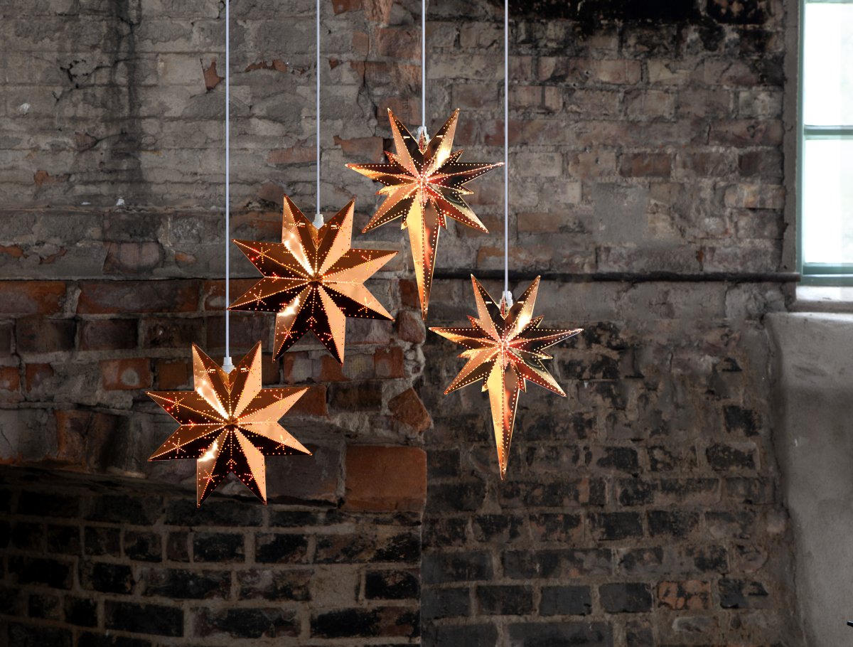 Betlehem 35cm Cuivre De Star Trading - Belle &eacute;toile en m&eacute;tal couleur cuivre pour une utilisation en int&eacute;rieur.