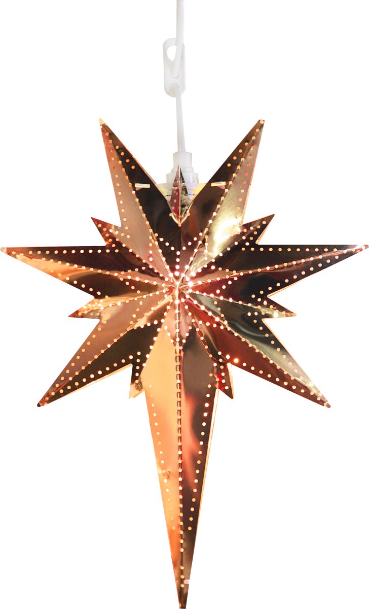 Betlehem 35cm Cuivre De Star Trading - Belle &eacute;toile en m&eacute;tal couleur cuivre pour une utilisation en int&eacute;rieur.