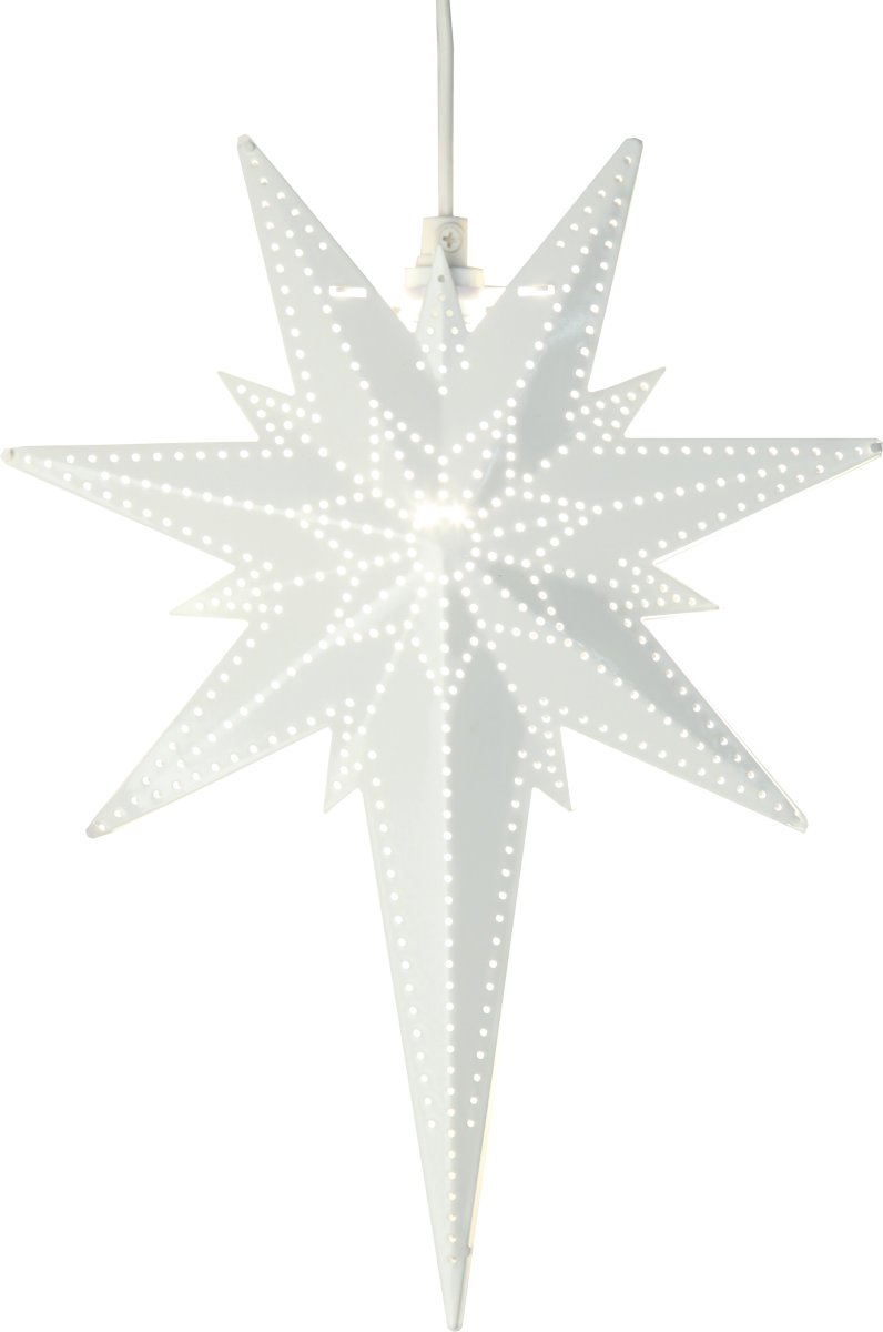 Betlehem 35cm Blanc De Star Trading - L'&eacute;toile pr&eacute;sente de beaux d&eacute;tails et de l'espace pour une source de lumi&egrave;re.