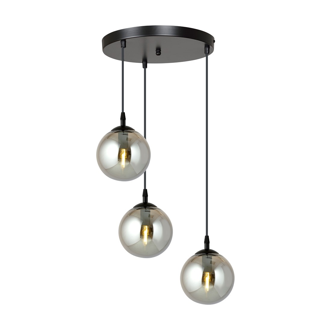 Cosmo Premium Ø40 Couleur fumée suspension De Emibig Lighting - Cosmo est une collection de plafonniers polyvalente et intemporelle.