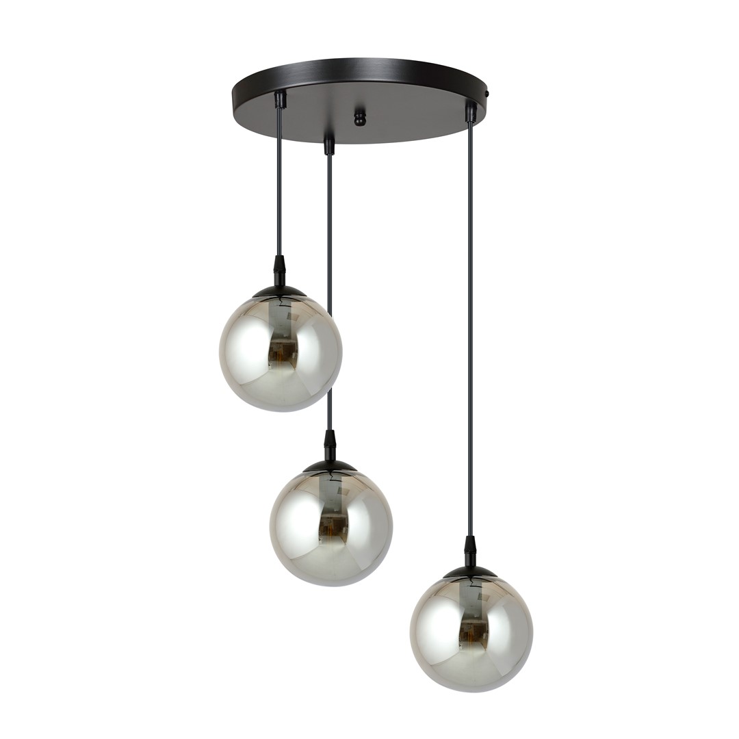 Cosmo Premium Ø40 Couleur fumée suspension De Emibig Lighting - Cosmo est une collection de plafonniers polyvalente et intemporelle.