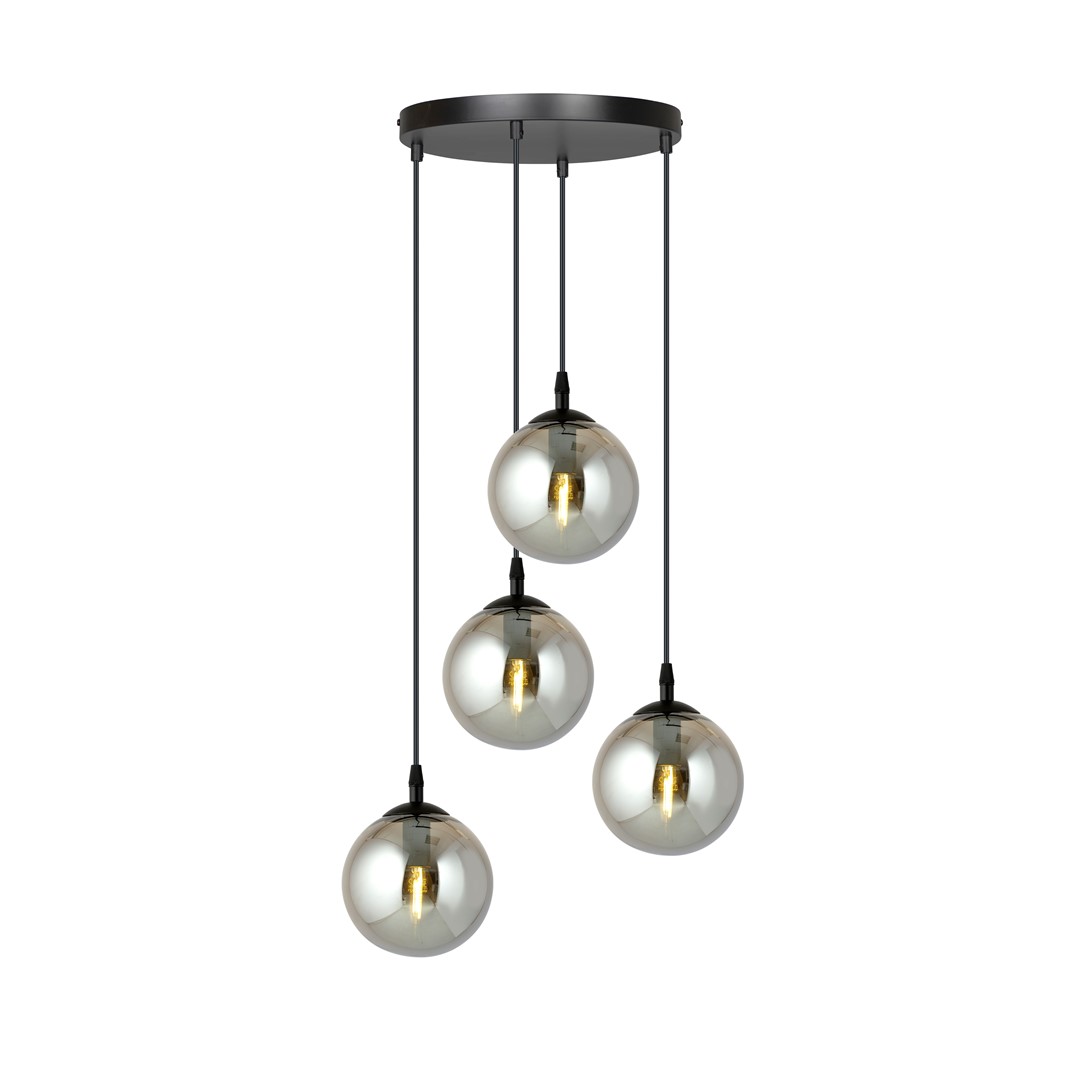 Cosmo Premium Ø40 Couleur fumée suspension De Emibig Lighting - Cosmo est une collection de plafonniers polyvalente et intemporelle.
