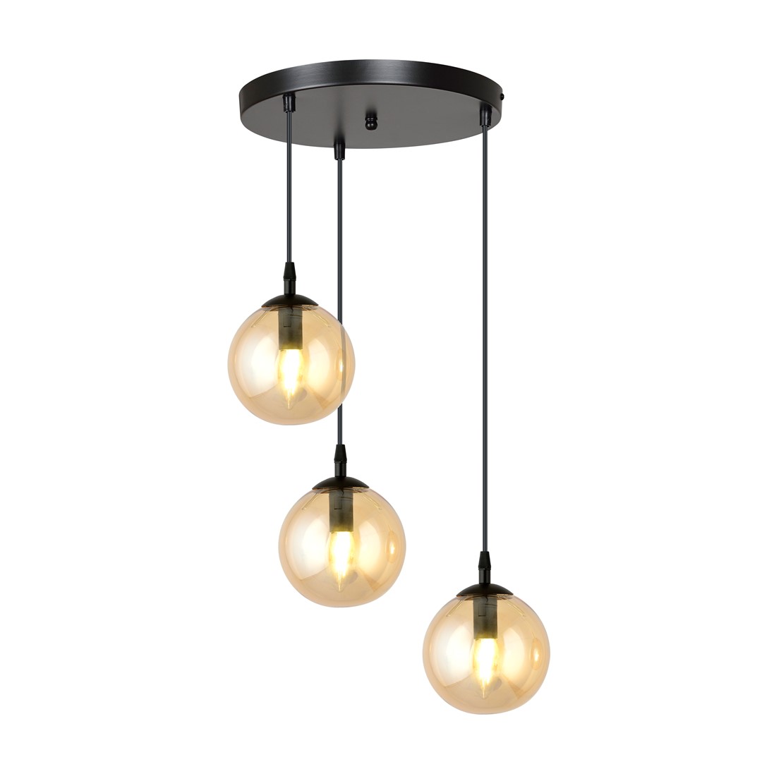 Cosmo Premium Ø40 Ambre suspension De Emibig Lighting - Cosmo est une collection de plafonniers polyvalente et intemporelle.