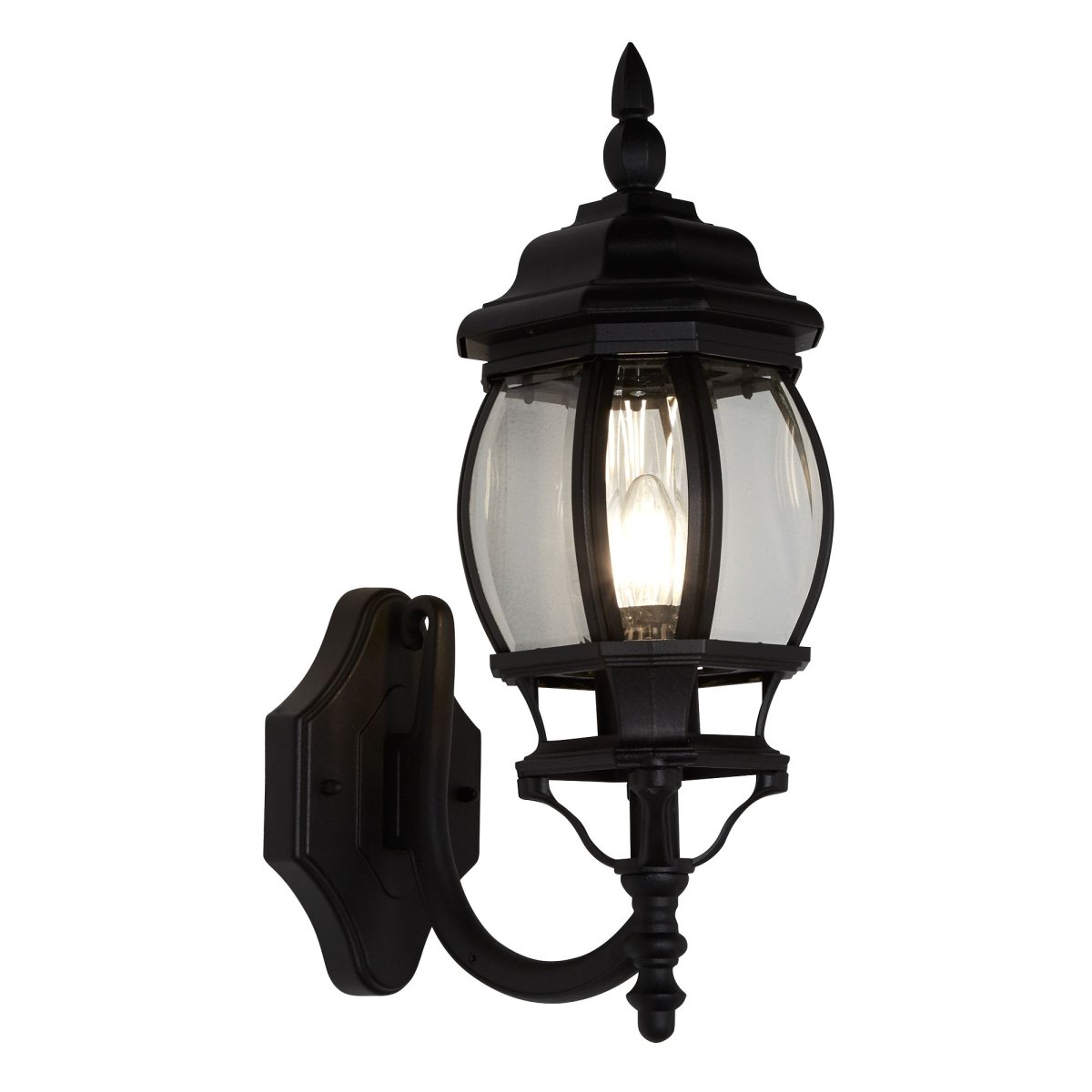 Bel Aire Noir lampe d’extérieur De Searchlight - Cette lampe d'extérieur classique en métal noir ajoute une touche intemporelle et élégante à votre maison.