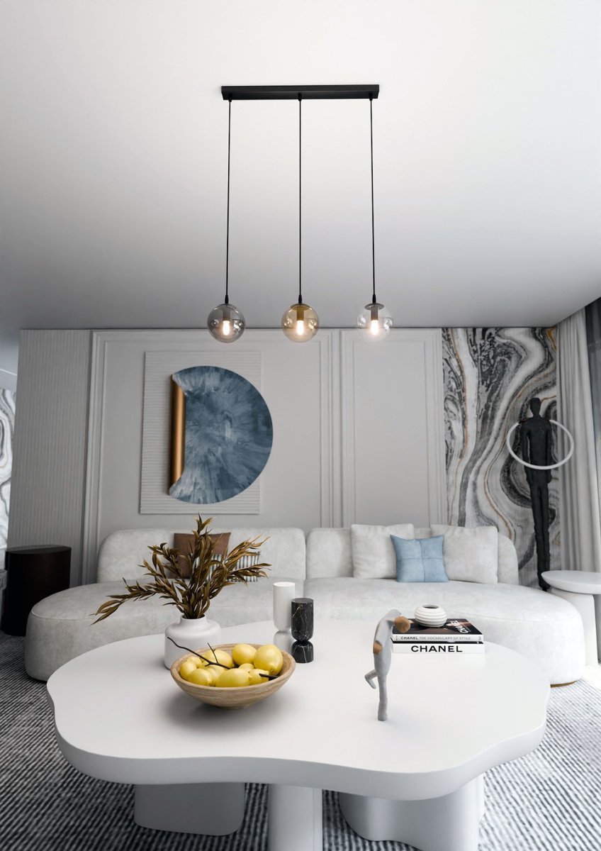 Cosmo 70cm Multicolore suspension De Emibig Lighting - Cosmo est une collection de plafonniers polyvalente et intemporelle.