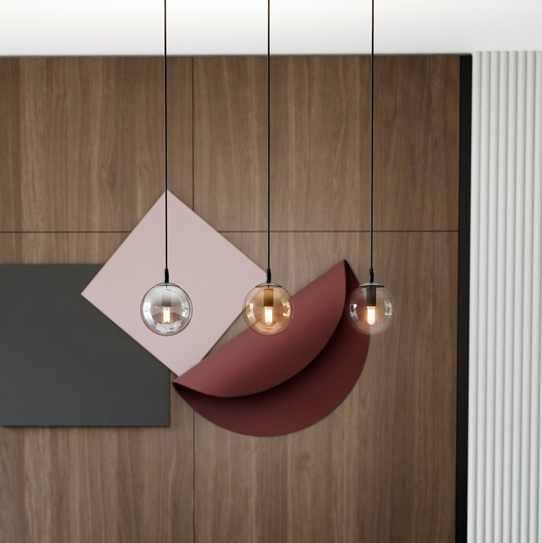 Cosmo 70cm Multicolore suspension De Emibig Lighting - Cosmo est une collection de plafonniers polyvalente et intemporelle.