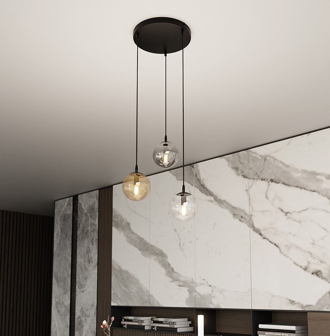 Cosmo Premium Ø40 Multicolore suspension De Emibig Lighting - Cosmo est une collection de plafonniers polyvalente et intemporelle.
