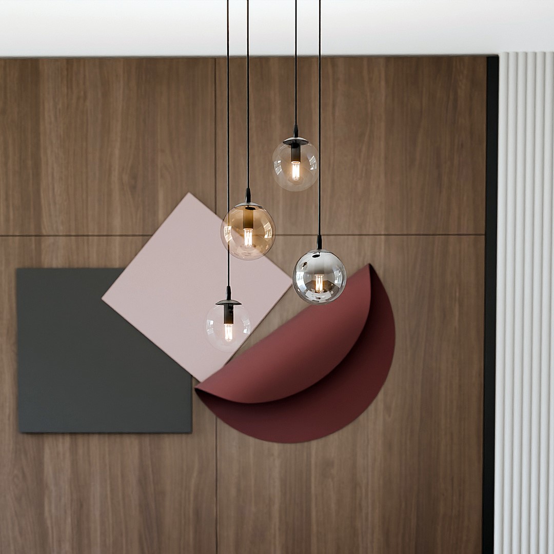 Cosmo Premium Ø40 Multicolore suspension De Emibig Lighting - Cosmo est une collection de plafonniers polyvalente et intemporelle.