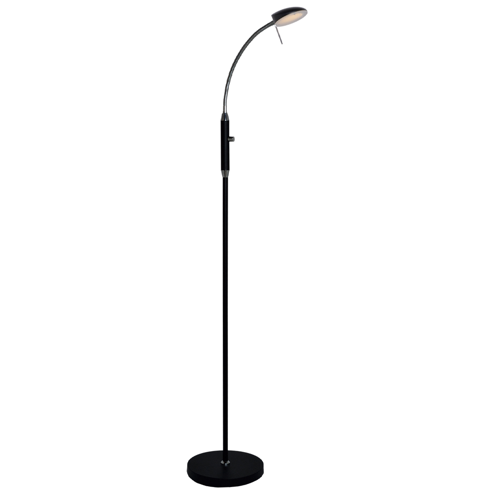Vegas 1 Noir lampadaire De Halo Design - Vegas est un lampadaire élégant et fonctionnel qui allie design moderne et éclairage pratique.