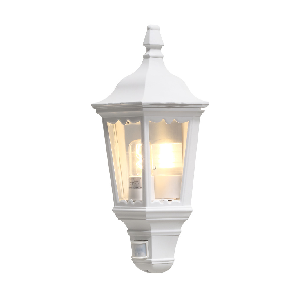 Firenze Blanc lampe d’extérieur De Konstsmide - Idéale pour les murs extérieurs et les entrées, la lampe transmet une impression intemporelle et offre une sécurité dans toutes les conditions météorologiques.