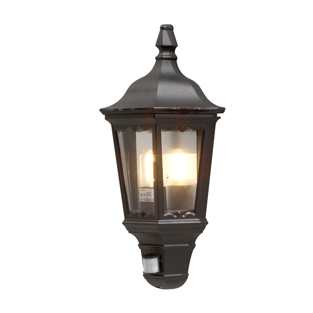 Firenze Noir lampe d’extérieur De Konstsmide - Idéale pour les murs extérieurs et les entrées, la lampe transmet une impression intemporelle et offre une sécurité dans toutes les conditions météorologiques.