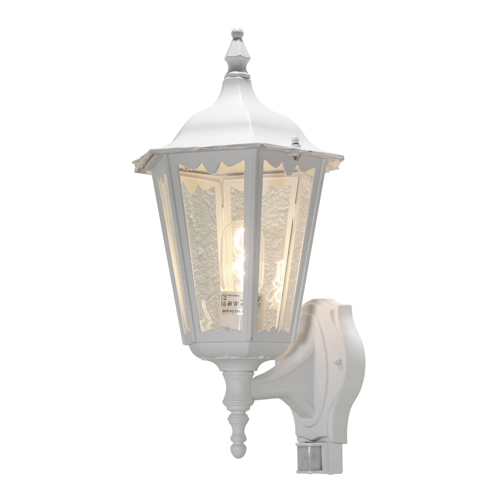 Firenze Blanc lampe d’extérieur De Konstsmide - Idéale pour les murs extérieurs et les entrées, la lampe transmet une impression intemporelle et offre une sécurité dans toutes les conditions météorologiques.