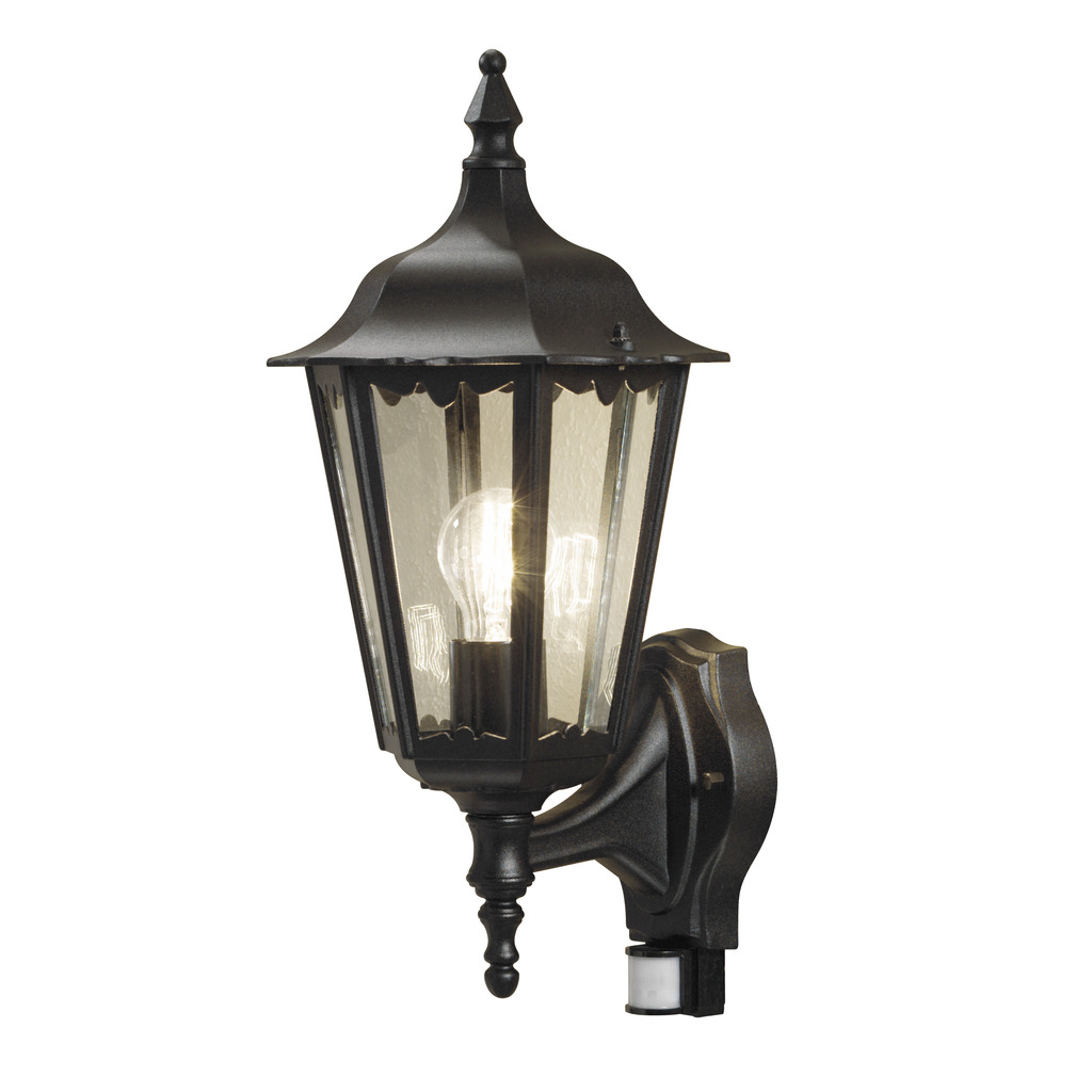 Firenze Noir lampe d’extérieur De Konstsmide - Idéale pour les murs extérieurs et les entrées, la lampe transmet une impression intemporelle et offre une sécurité dans toutes les conditions météorologiques.