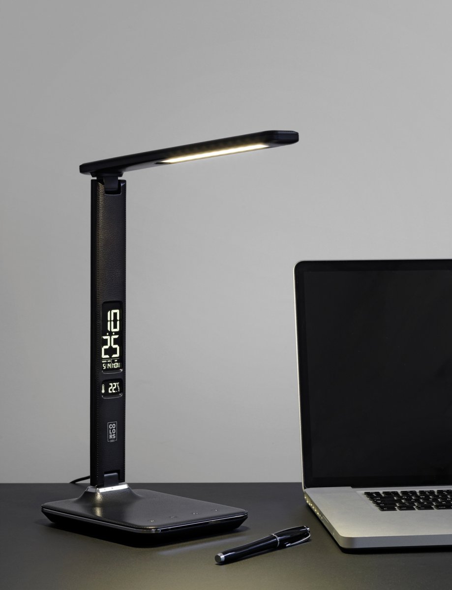 Office 34cm Noir lampe de bureau De Halo Design - La lampe de table de bureau est la solution parfaite pour un environnement de travail fonctionnel et ergonomique.