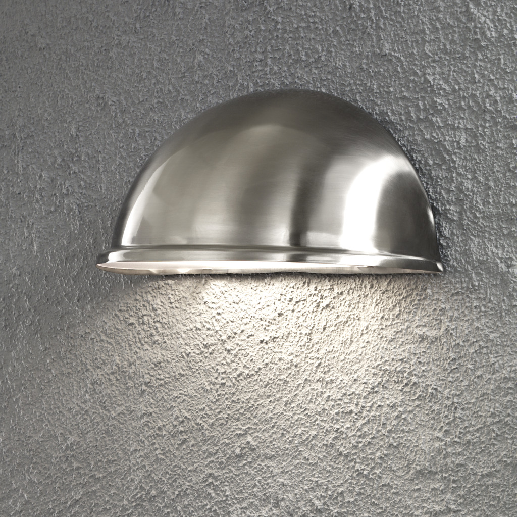 Torino Argent lampe d’extérieur De Konstsmide - Donnez &agrave; votre fa&ccedil;ade une touche moderne et &eacute;l&eacute;gante avec cette &eacute;l&eacute;gante applique murale.
