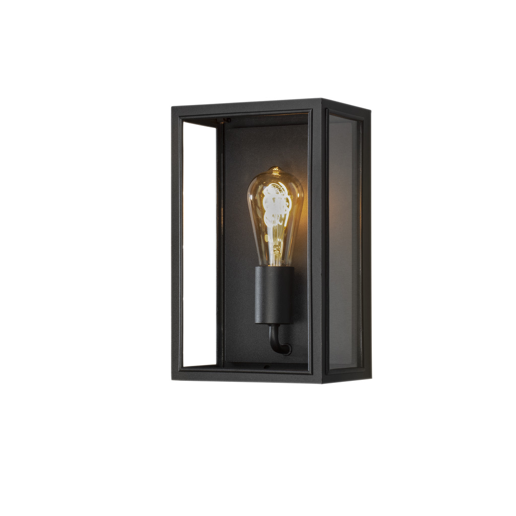 Carpi Noir lampe d’extérieur De Konstsmide - Il est fait de matériaux durables, peut résister à des conditions météorologiques difficiles et constitue une solution d'éclairage à la fois esthétique et fonctionnelle pour votre maison.
