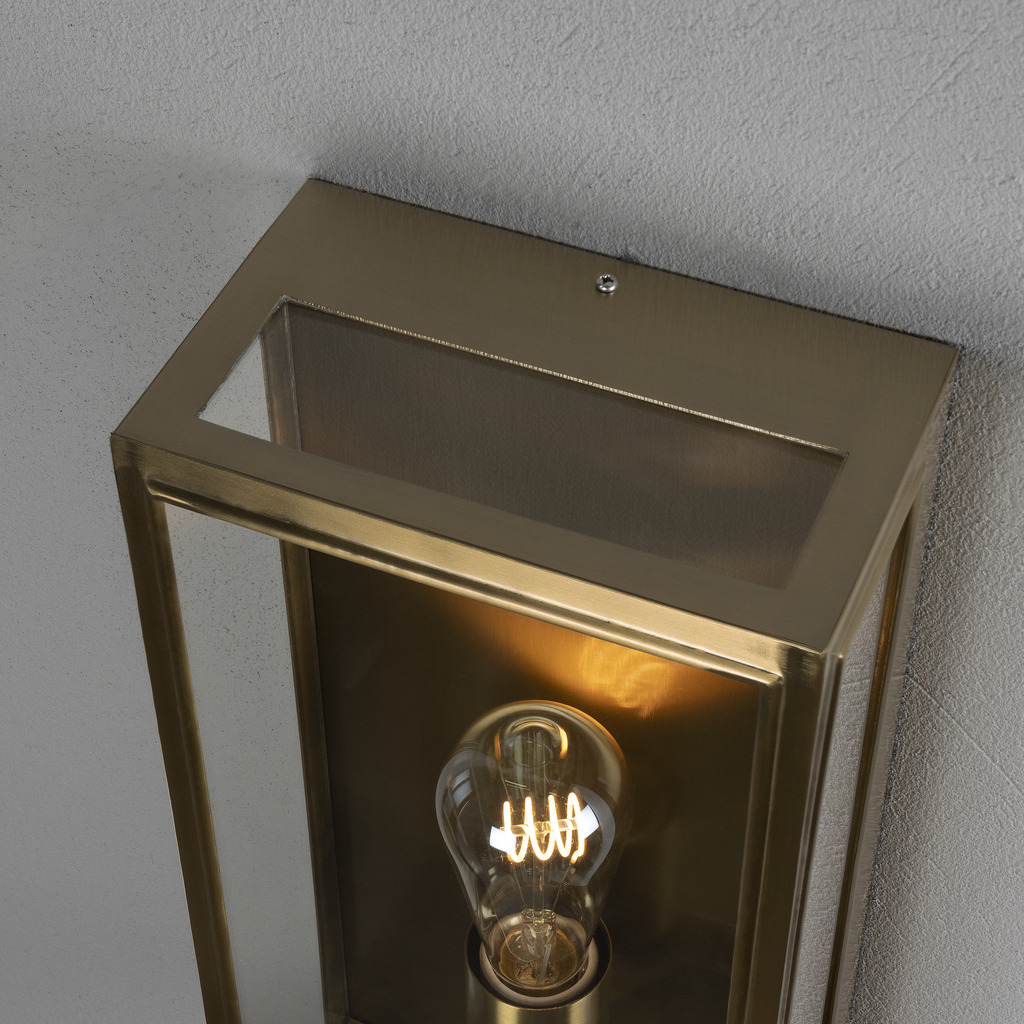 Carpi Laiton lampe d’extérieur De Konstsmide - Il est fait de matériaux durables, peut résister à des conditions météorologiques difficiles et constitue une solution d'éclairage à la fois esthétique et fonctionnelle pour votre maison.