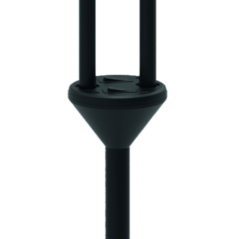 Fix 2 Noir lampadaire De Halo Design - Il est recommandé de le placer dans un coin de la pièce ou sur le bureau.