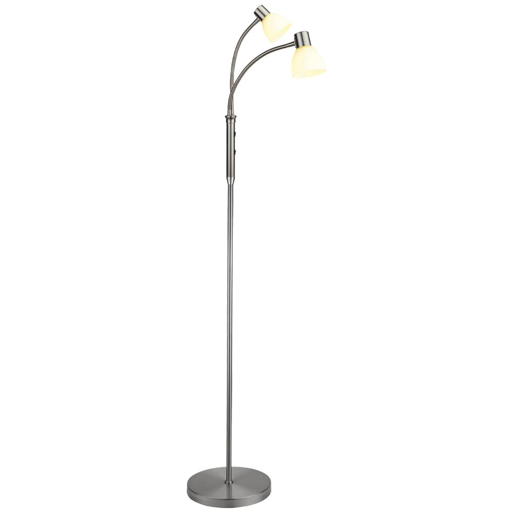 Hudson 2 Acier lampadaire De Halo Design - Une combinaison parfaite de style et de fonctionnalit&eacute; qui ajoute &agrave; la fois &eacute;l&eacute;gance et &eacute;clairage pratique &agrave; votre maison.