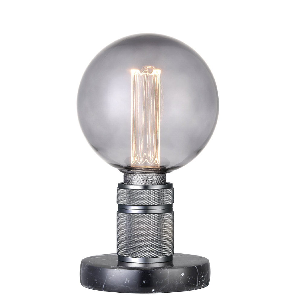 Halo 10cm Gris foncé lampe de table De Halo Design - Halo est une lampe de table élégante avec un design moderne et une touche industrielle.