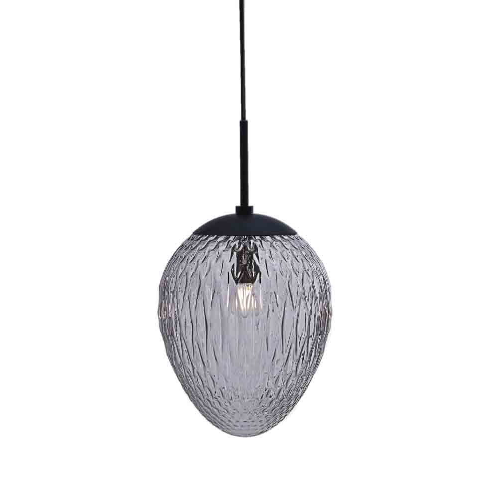 Woods Ø25 Fumée suspension De Halo Design - La suspension noire élégante souligne le design moderne et intemporel de la lampe.
