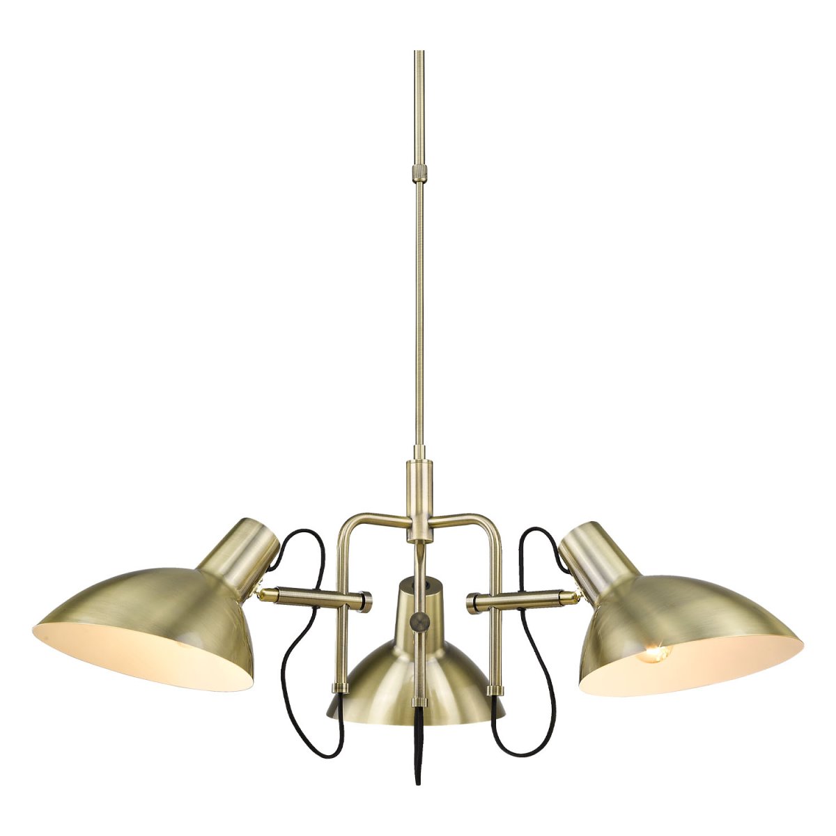 Metropole Ø73 Laiton antique suspension De Halo Design - Gr&acirc;ce &agrave; leur conception polyvalente, ils s'int&egrave;grent dans n'importe quelle maison et dans n'importe quel style.