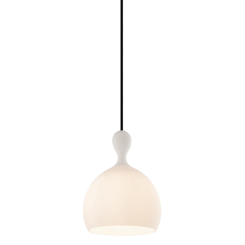 Dueodde Ø18 Opale suspension De Halo Design - L'inspiration du design vient du sablier, un objet de grand charme dont le sable provenait autrefois de la plage de Dueodde &agrave; Bornholm, au Danemark.