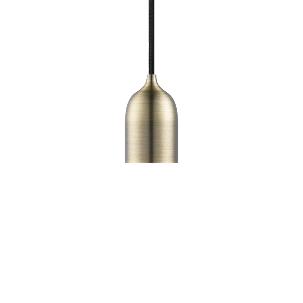 Classic Ø5 Laiton antique suspension De Halo Design - Suspension classique en métal avec une finition en laiton antique.