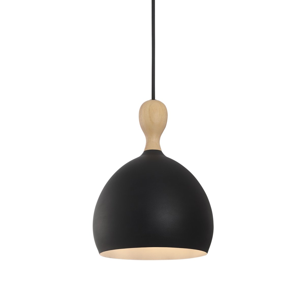 Dueodde Ø18 Noir suspension De Halo Design - L'inspiration du design vient du sablier, un objet de grand charme dont le sable provenait autrefois de la plage de Dueodde &agrave; Bornholm, au Danemark.