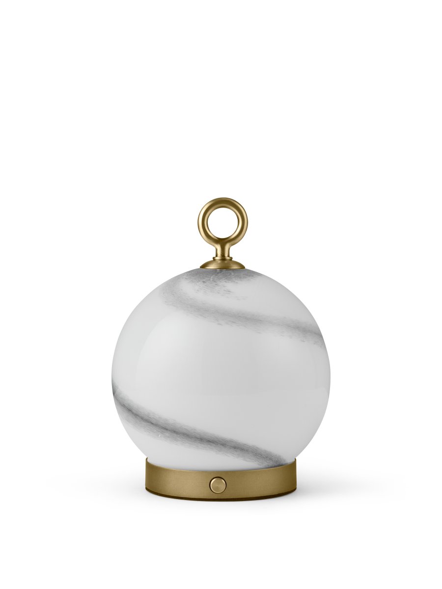 Stockholm 20cm Gris portable De Halo Design - Grâce à la fonction de gradation, il est polyvalent et adapté à toutes les occasions, ce qui en fait un détail de décoration intérieure élégant et pratique.