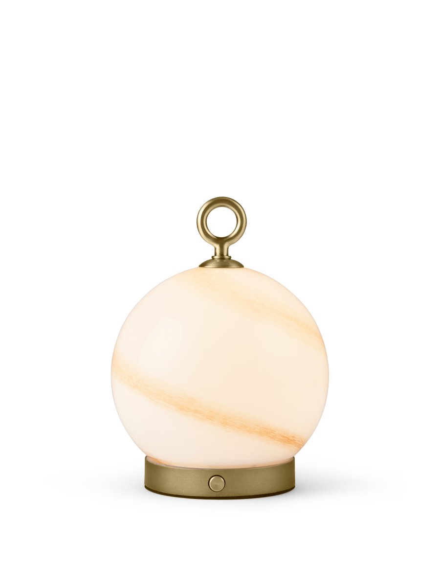 Stockholm 20cm Brun portable De Halo Design - Grâce à la fonction de gradation, il est polyvalent et adapté à toutes les occasions, ce qui en fait un détail de décoration intérieure élégant et pratique.