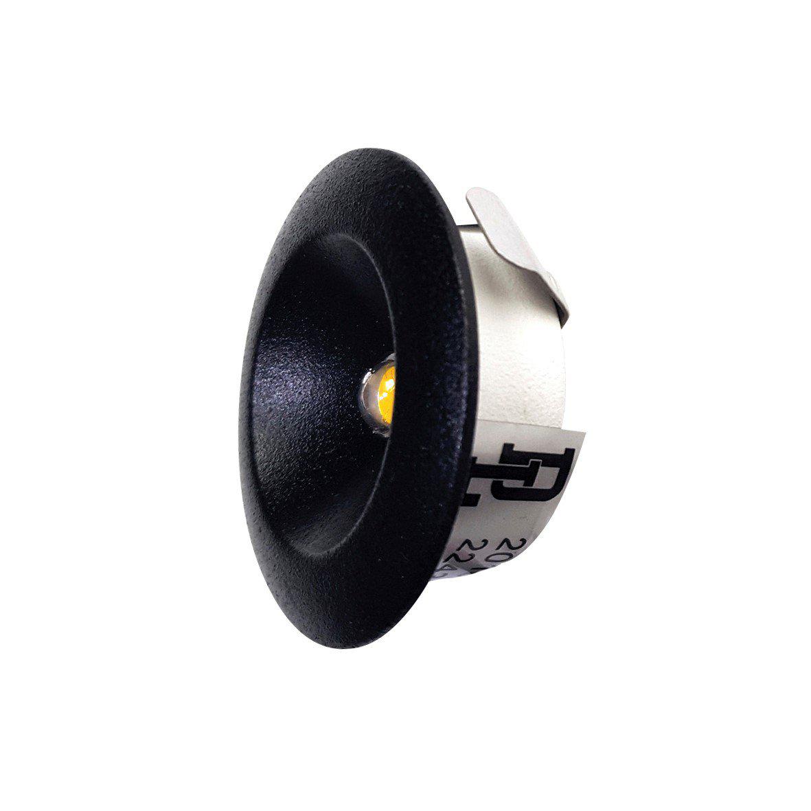 Q-32 Mini Downlight 3000K Noir De Designlight - Ce spot encastr&eacute; offre un &eacute;clairage d'accentuation &eacute;l&eacute;gant avec un angle de faisceau de 105&deg; et un flux lumineux de 115 lumens.