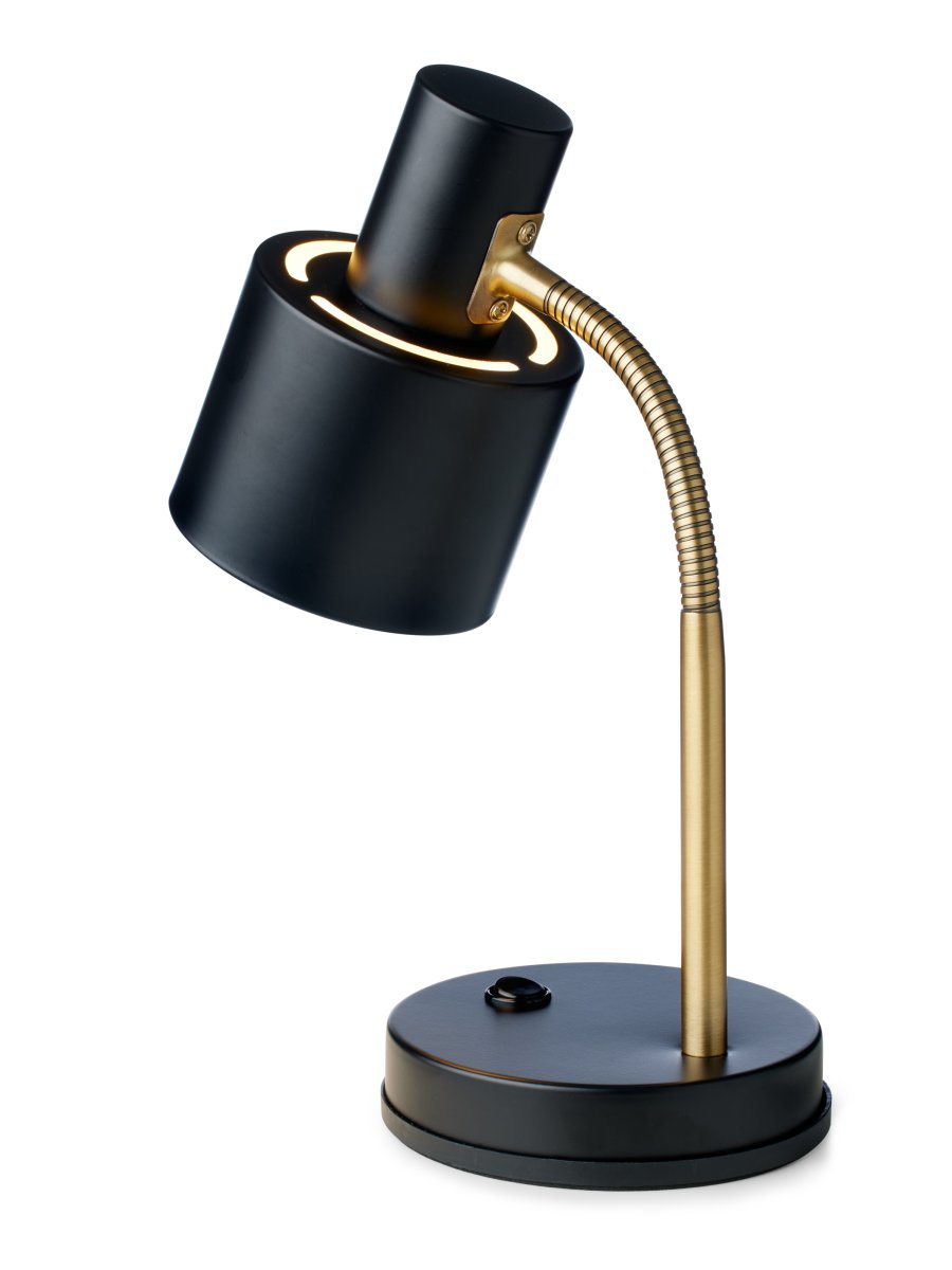 Vogue 30cm Noir lampe de bureau De Halo Design - Vogue est la lampe de table parfaite pour ceux qui apprécient le style et la fonctionnalité.
