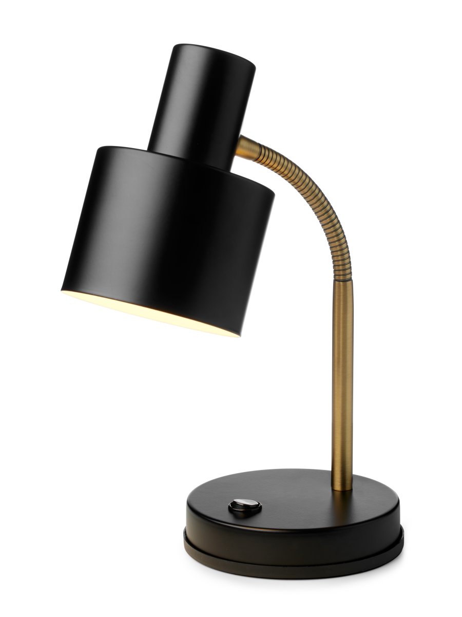 Vogue 30cm Noir lampe de bureau De Halo Design - Vogue est la lampe de table parfaite pour ceux qui apprécient le style et la fonctionnalité.