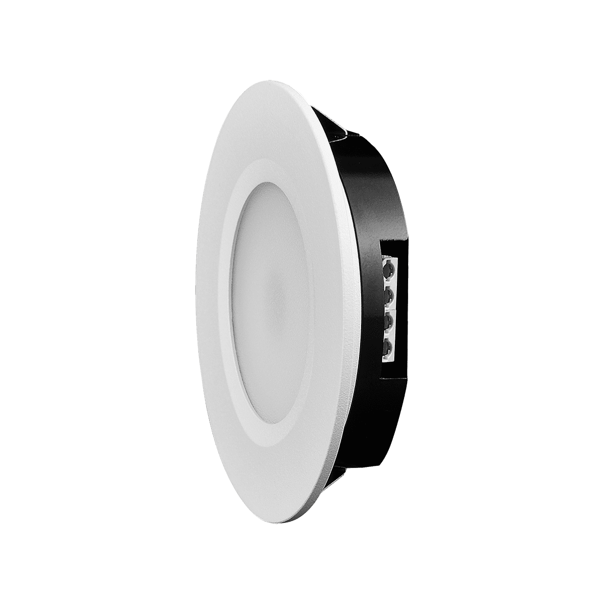 Q-36 Downlight 3000K Blanc De Designlight - Avec un diam&egrave;tre de per&ccedil;age de 55 mm, une profondeur d'encastrement de 13 mm et un diam&egrave;tre de 70 mm, elle convient &agrave; la plupart des lampes similaires.