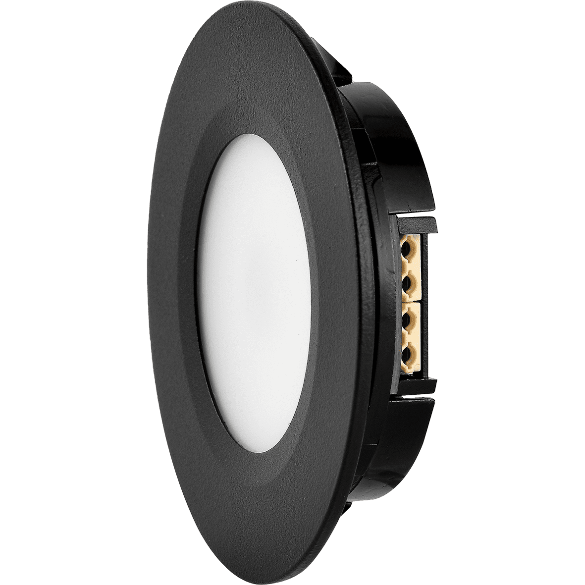 Q-36 Downlight 3000K Noir De Designlight - Avec un diam&egrave;tre de per&ccedil;age de 55 mm, une profondeur d'encastrement de 13 mm et un diam&egrave;tre de 70 mm, elle convient &agrave; la plupart des lampes similaires.