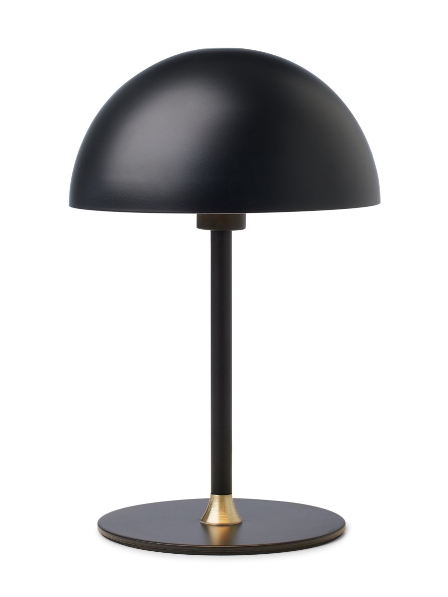 Boogie 25cm Noir mat lampe de table De Halo Design - Il est recommand&eacute; de le placer sur la table d'appoint, la commode ou la table de chevet.