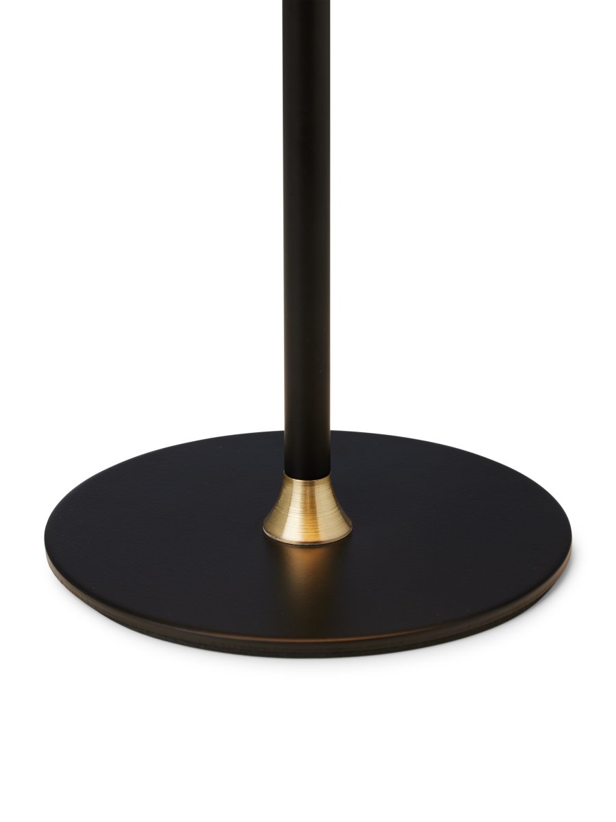 Boogie 25cm Noir mat lampe de table De Halo Design - Il est recommand&eacute; de le placer sur la table d'appoint, la commode ou la table de chevet.