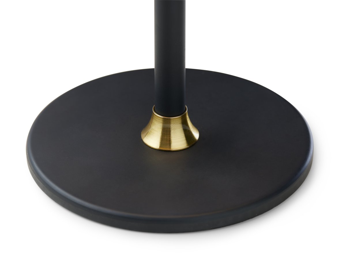 Moon Light 27cm Noir portable De Halo Design - Gr&acirc;ce au panneau tactile int&eacute;gr&eacute; sur le dessus, vous pouvez facilement l'allumer et l'&eacute;teindre et r&eacute;gler la luminosit&eacute; sur trois niveaux.