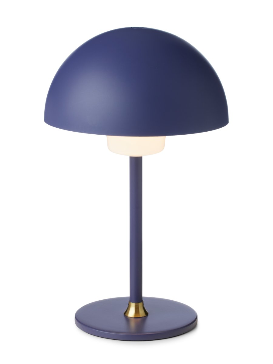 Moon Light 27cm Bleu portable De Halo Design - Gr&acirc;ce au panneau tactile int&eacute;gr&eacute; sur le dessus, vous pouvez facilement l'allumer et l'&eacute;teindre et r&eacute;gler la luminosit&eacute; sur trois niveaux.