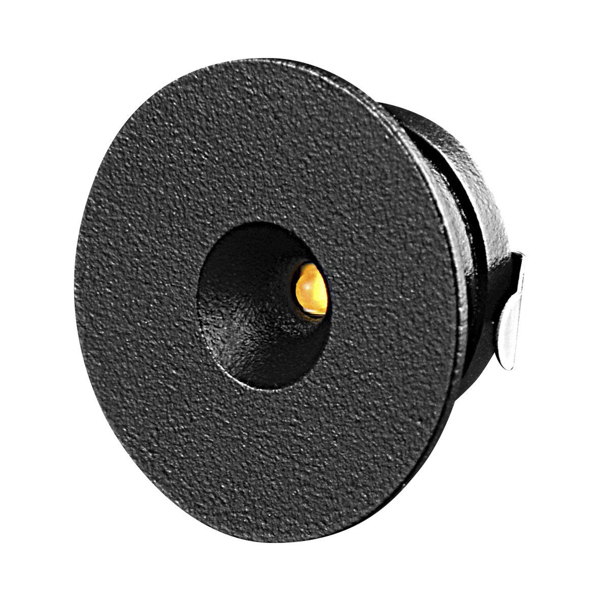 P-132 Mini Downlight 2700K Noir De Designlight - Pour une installation sur un mat&eacute;riau isolant, la bo&icirc;te de jonction 7478013 est n&eacute;cessaire.
