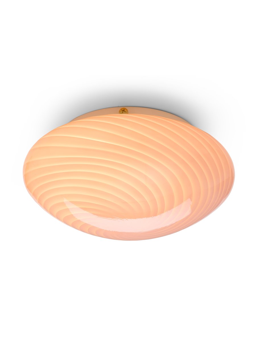 Candy Ø30 Rose plafonnier De Halo Design - Candy est un plafonnier élégant qui allie un savoir-faire exceptionnel à un design moderne.