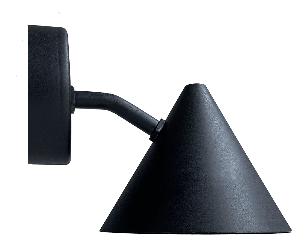 Tratt Micro Noir lampe d’extérieur De Westal - Il convient &agrave; l'&eacute;clairage de fa&ccedil;ades d'espaces priv&eacute;s et publics.