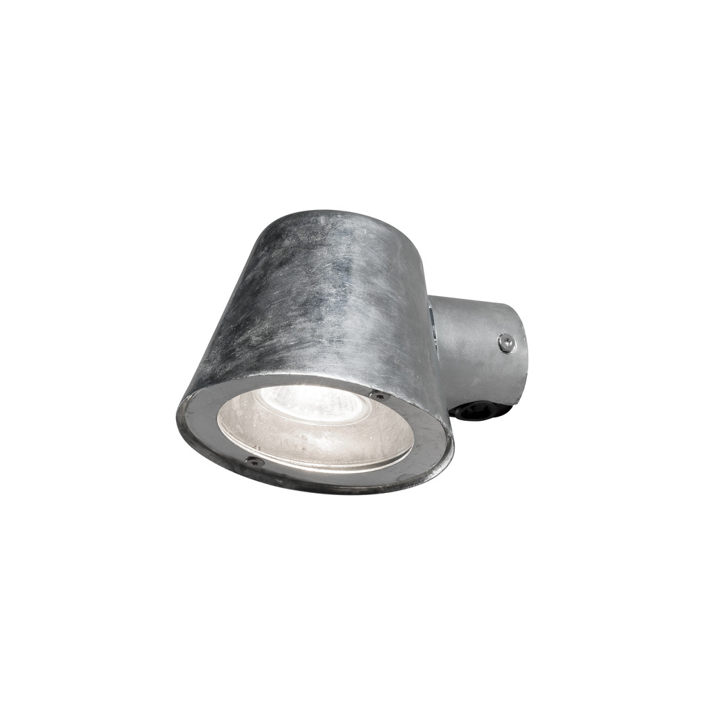 Trieste Acier galvanisé lampe d’extérieur De Konstsmide - La lampe dirige la lumi&egrave;re vers le bas et cr&eacute;e une lueur douce et agr&eacute;able qui offre s&eacute;curit&eacute; et &eacute;l&eacute;gance dans les espaces ext&eacute;rieurs.