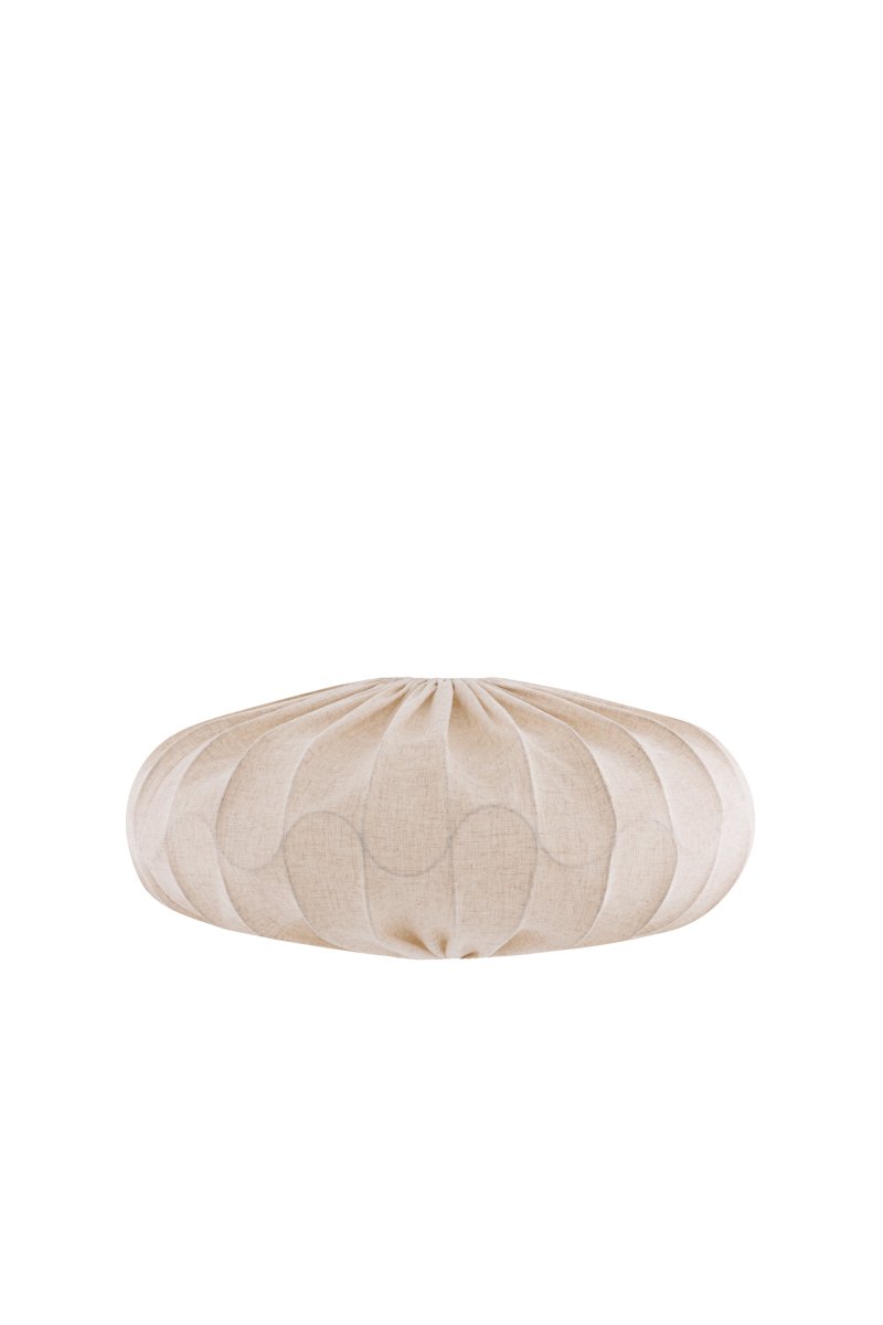 Bladverk Abat-Jour S/Suspension Ø50 Beige suspension De Globen Lighting - Sa structure métallique, en forme de feuilles entrelacées, crée une texture élégante et confère à l'abat-jour son allure unique.