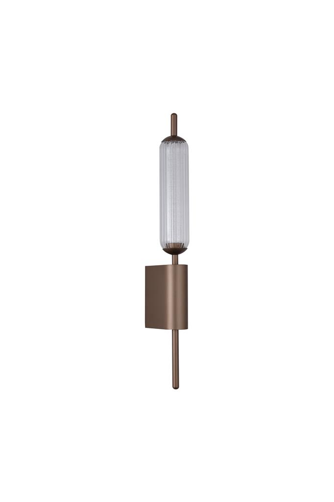 Cattail 54cm Brun applique murale De Searchlight - Il en r&eacute;sulte un &eacute;clairage agr&eacute;able et chaleureux, id&eacute;al pour les salons, les chambres, les couloirs ou les salles &agrave; manger.